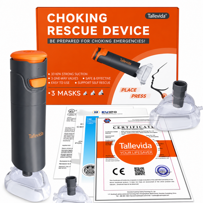 Portable Choking Rescue Device with 3 Masks