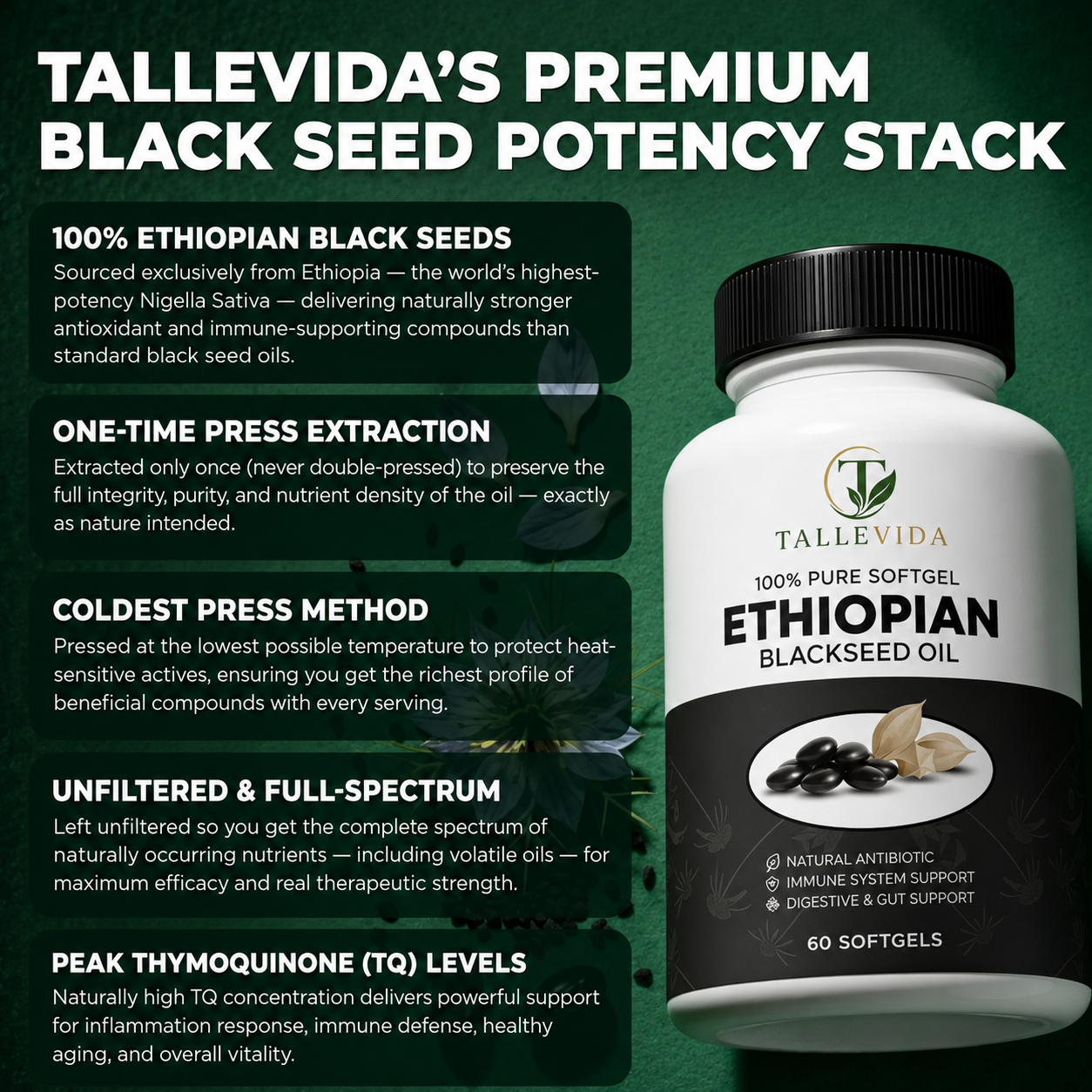 Ethiopian Black Seed Oil
