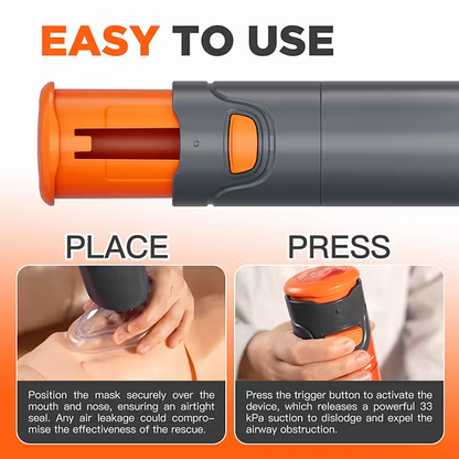 Portable Choking Rescue Device with 3 Masks