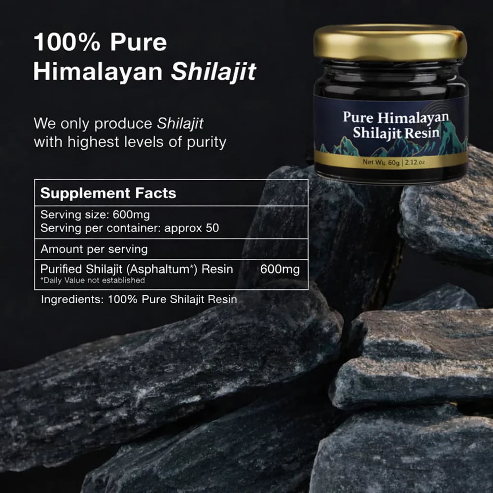 Pure Himalayan Shilajit Resin
