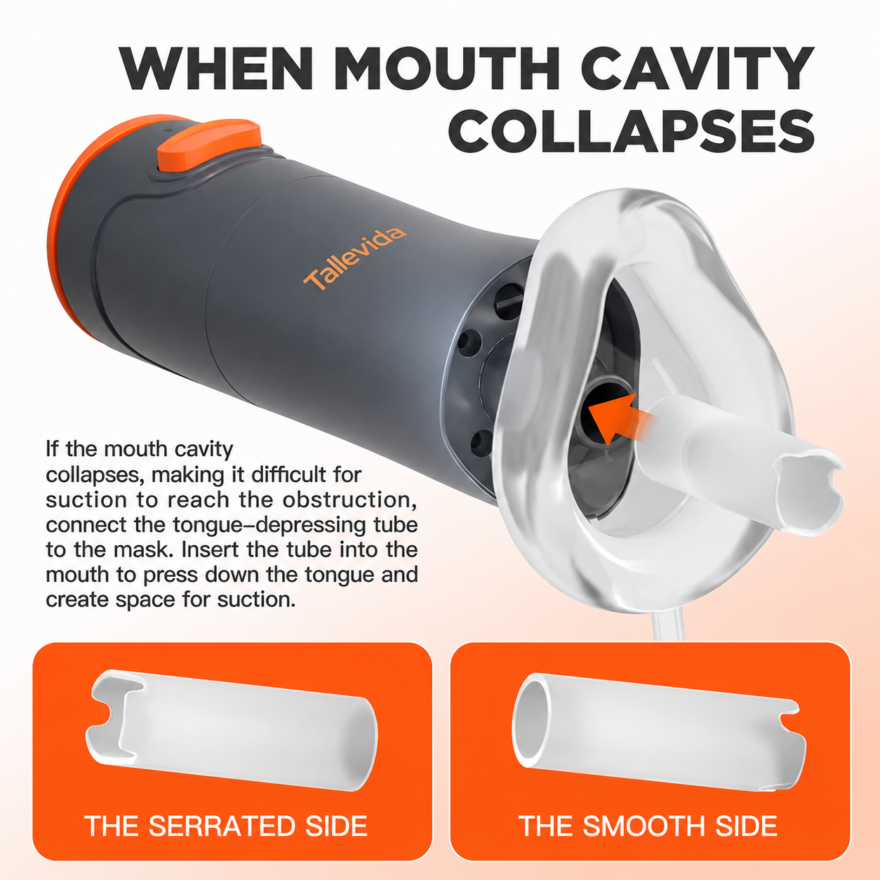 Portable Choking Rescue Device with 3 Masks
