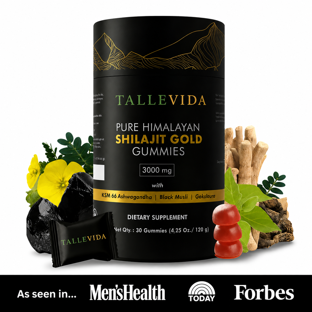 Pure Himalayan Shilajit Gold Gummies