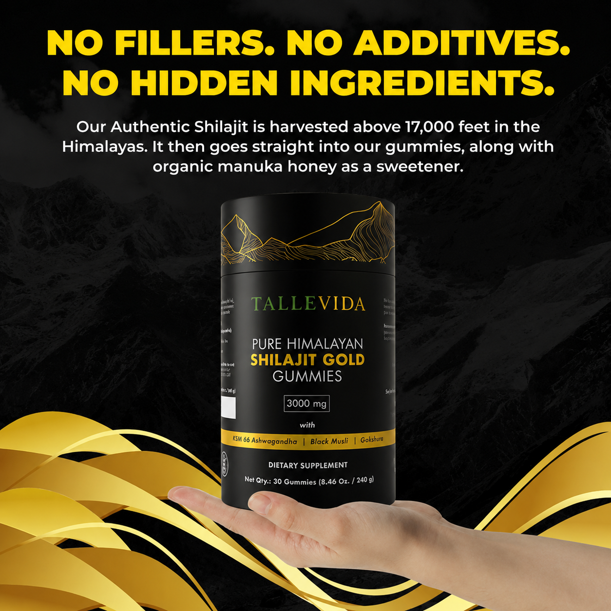 Pure Himalayan Shilajit Gold Gummies