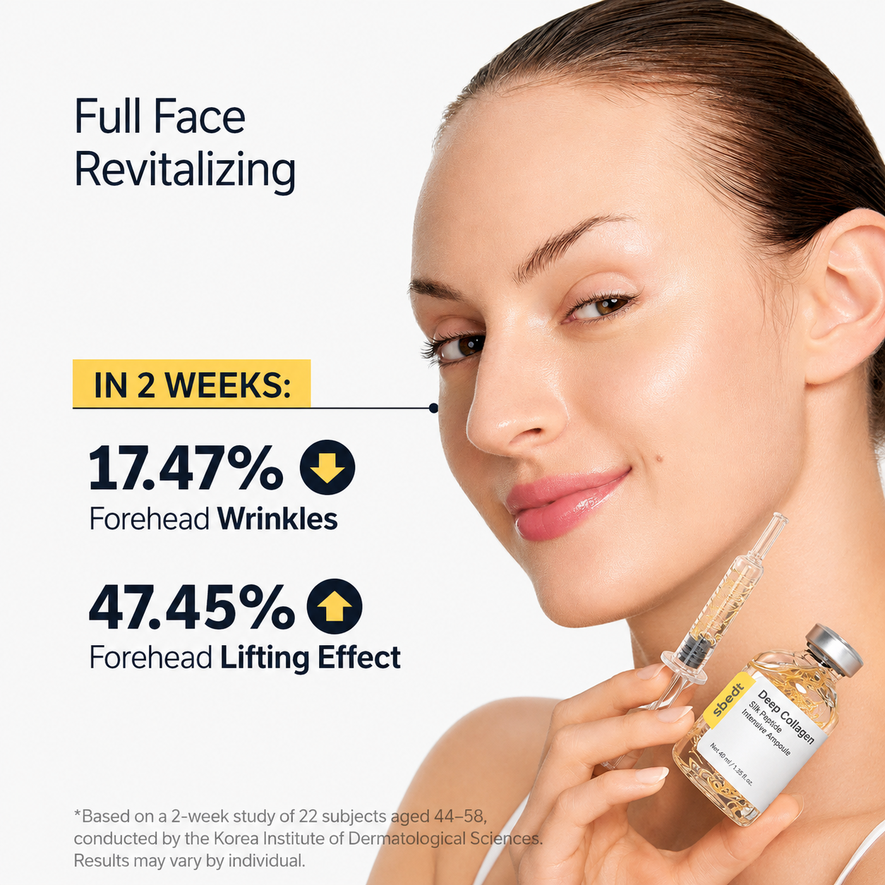 Deep Collagen Silk Peptide Intensive Lifting Ampoule – 40 ml