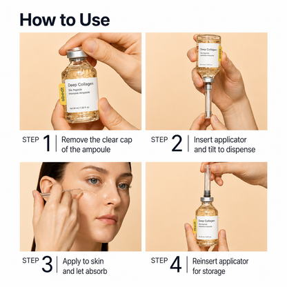 Deep Collagen Silk Peptide Intensive Lifting Ampoule – 40 ml
