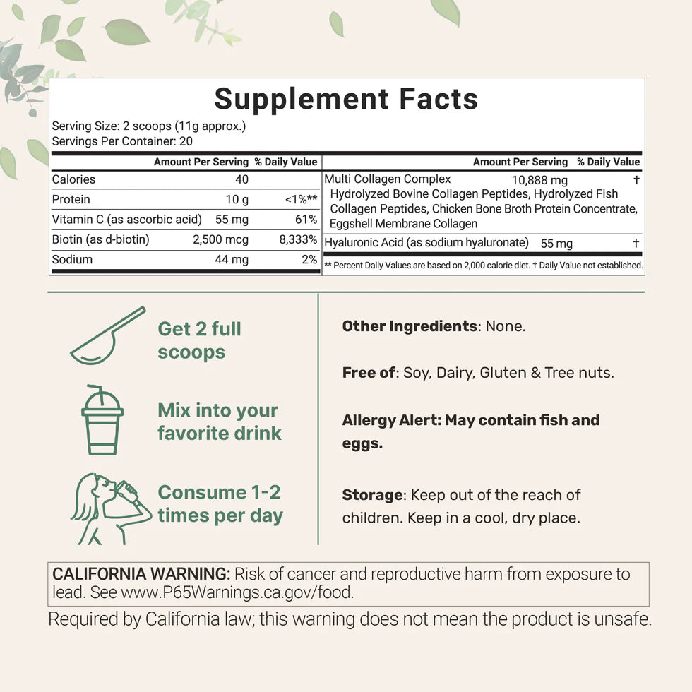 Multi Collagen Peptides Powder