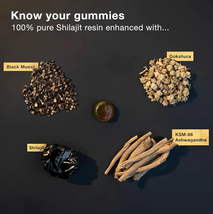 Pure Himalayan Shilajit Gold Gummies