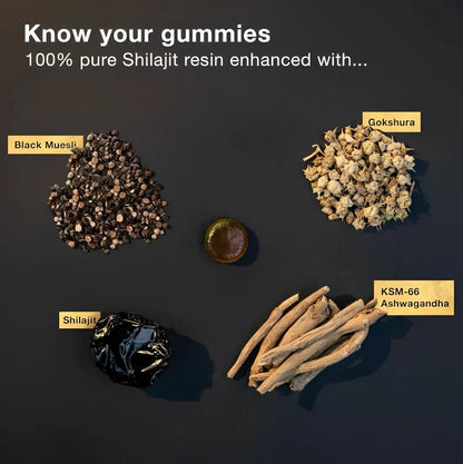 Pure Himalayan Shilajit Gold Gummies