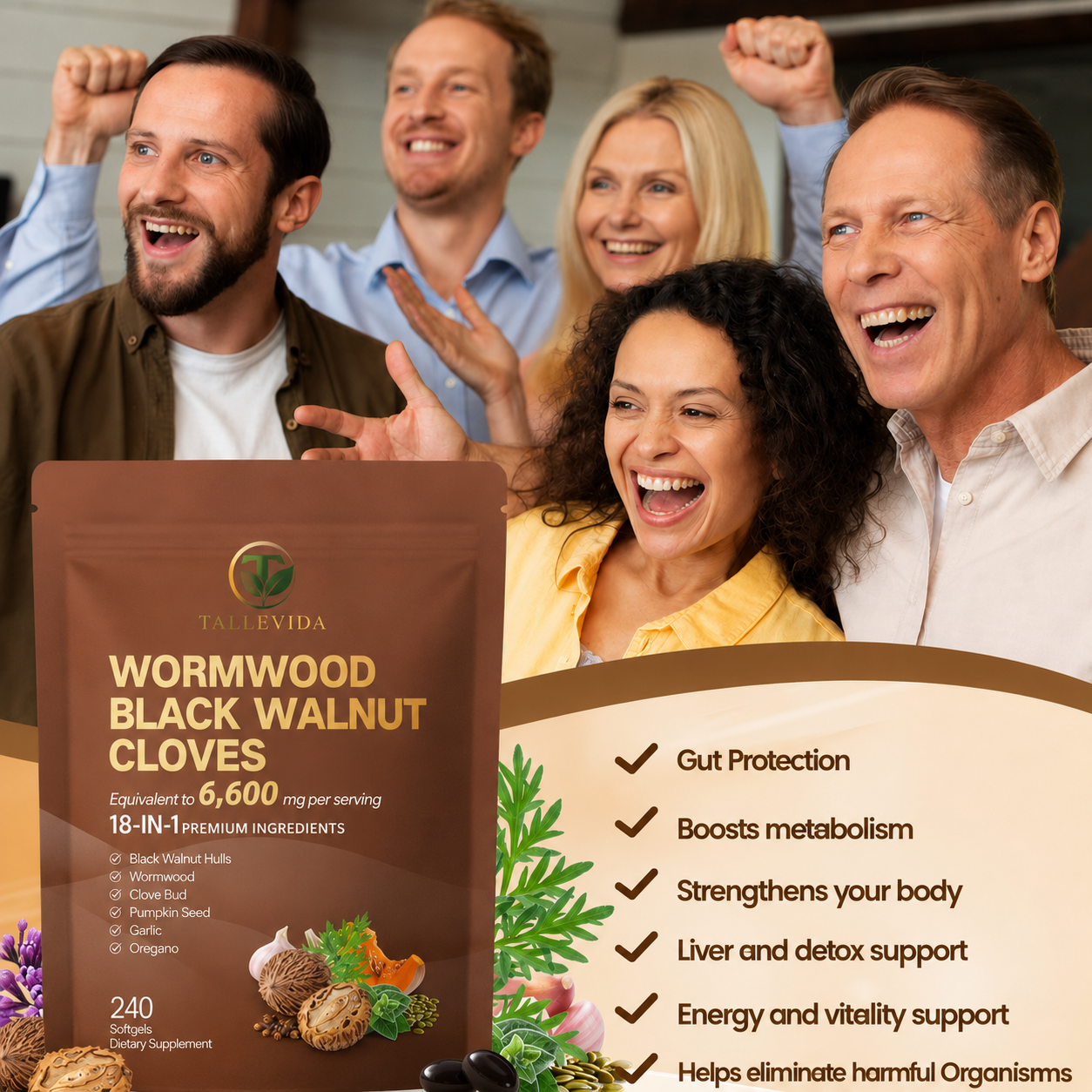 Black Walnut Wormwood Capsules